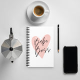 Boss Babe Spiral notebook GracieBee Designs & Stationery