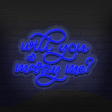 Will You Marry Me Neon Sign GracieBee Designs & Stationery