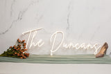 Personalized Last Name Neon Sign GracieBee Designs & Stationery