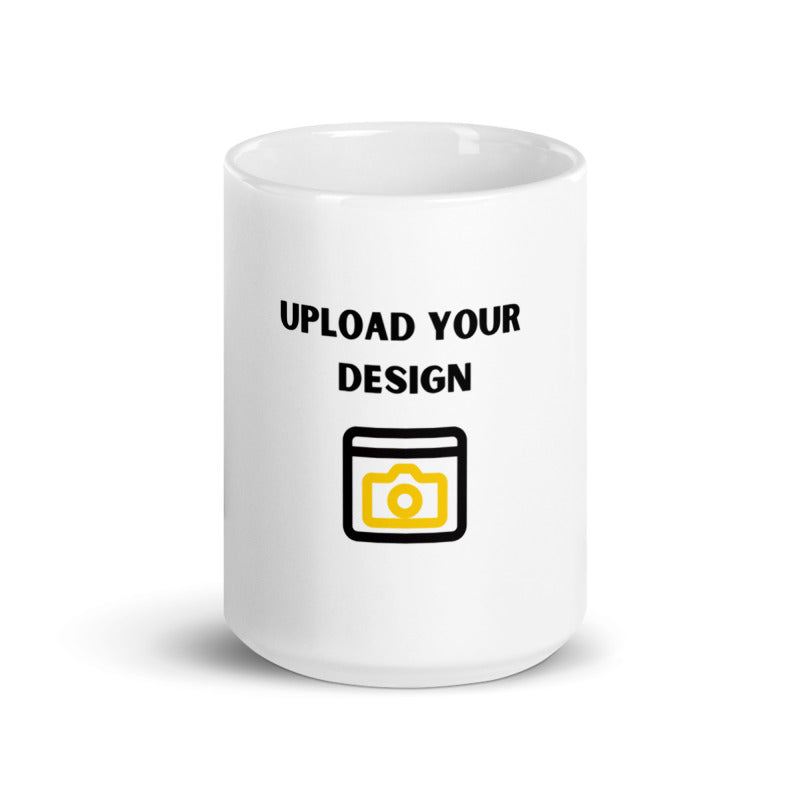 Personalized White glossy coffee mug GracieBee Designs & Stationery
