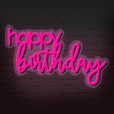 Happy Birthday Neon Sign GracieBee Designs & Stationery