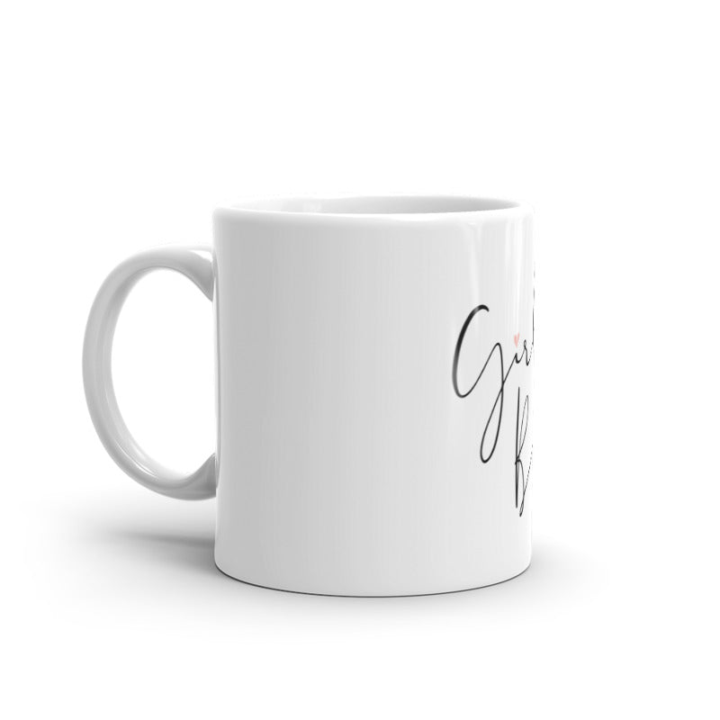 Girl Boss White Coffee Mug GracieBee Designs & Stationery