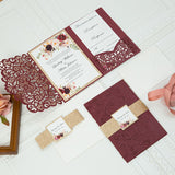 Graceful Heart Wedding Invitation Suite GracieBee Designs & Stationery