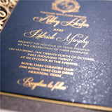 Gorgeous Lace Foiling Invitations Suite GracieBee Designs & Stationery