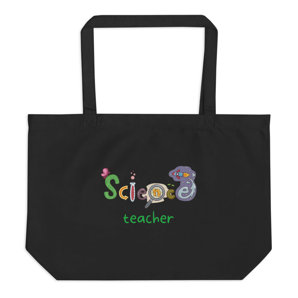 Science Teacher Large Tote Bag GracieBee Designs & Stationery
