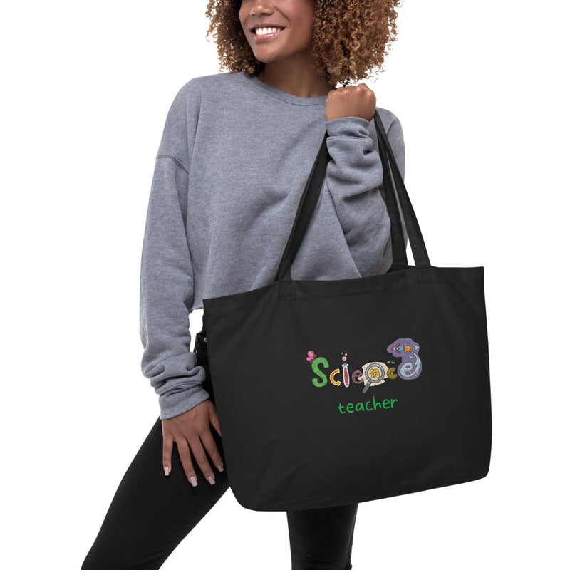 Science Teacher Large Tote Bag GracieBee Designs & Stationery