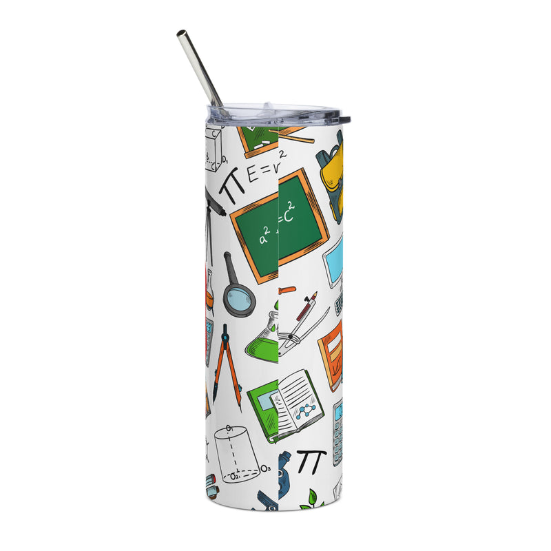 Teach Love Inspire Science Stainless Steel Tumbler GracieBee Designs & Stationery