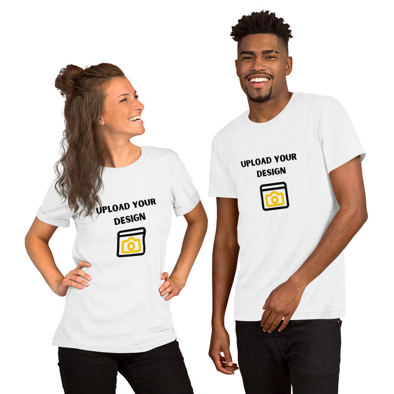 Personalized Short-sleeve unisex t-shirt GracieBee Designs & Stationery