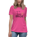 Team Bride Women's Relaxed T-Shirt GracieBee Designs & Stationery