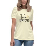 Team Bride Women's Relaxed T-Shirt GracieBee Designs & Stationery