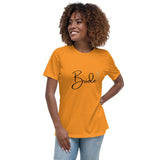 Bride Women's Relaxed T-Shirt GracieBee Designs & Stationery