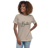Bride Women's Relaxed T-Shirt GracieBee Designs & Stationery