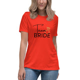 Team Bride Women's Relaxed T-Shirt GracieBee Designs & Stationery